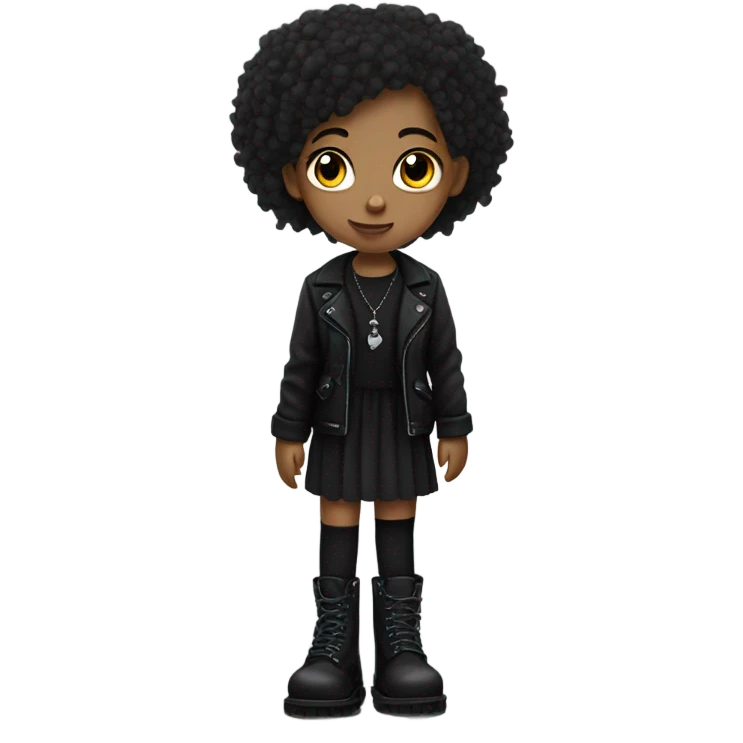 Goth girl in doc martens  emoji