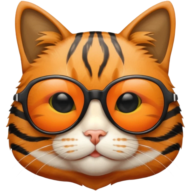 Cat wearing sunglasses emoji