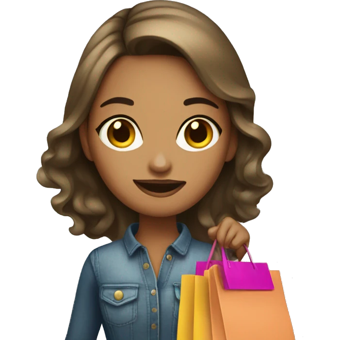 Shopaholic girl emoji
