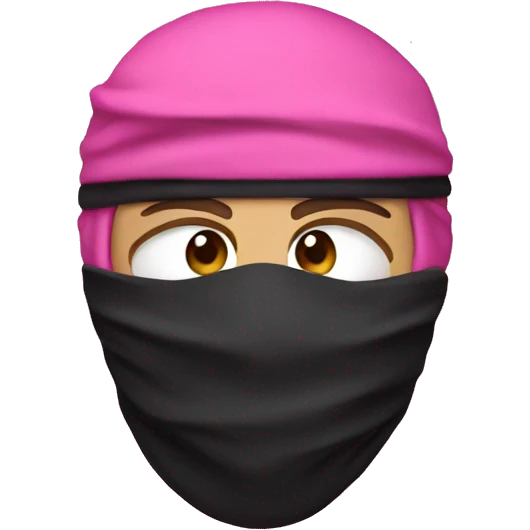 pink ninja  emoji