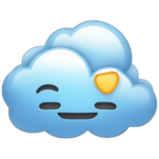cloud with thump up emoji