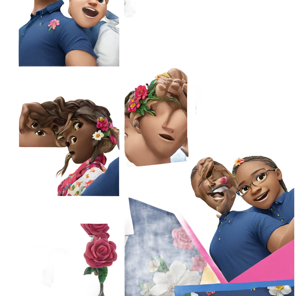 realistic shirt with flower details emoji