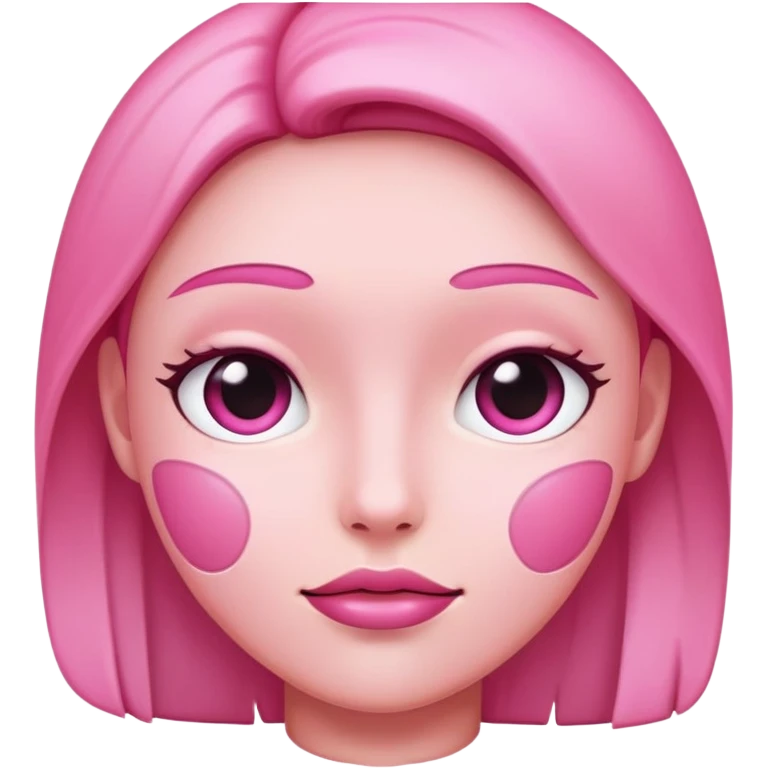 pink face  emoji