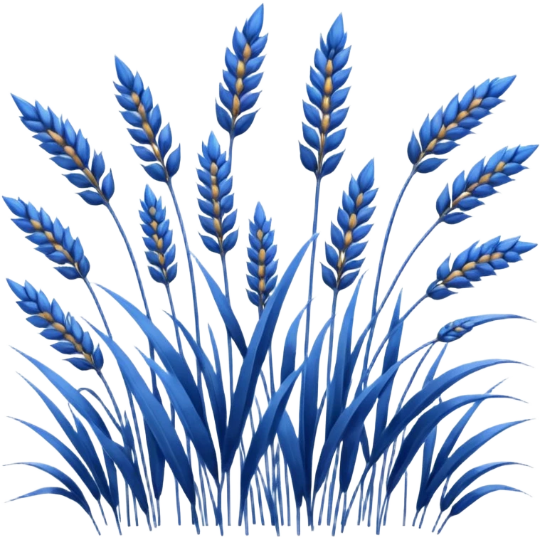blue wheat emoji