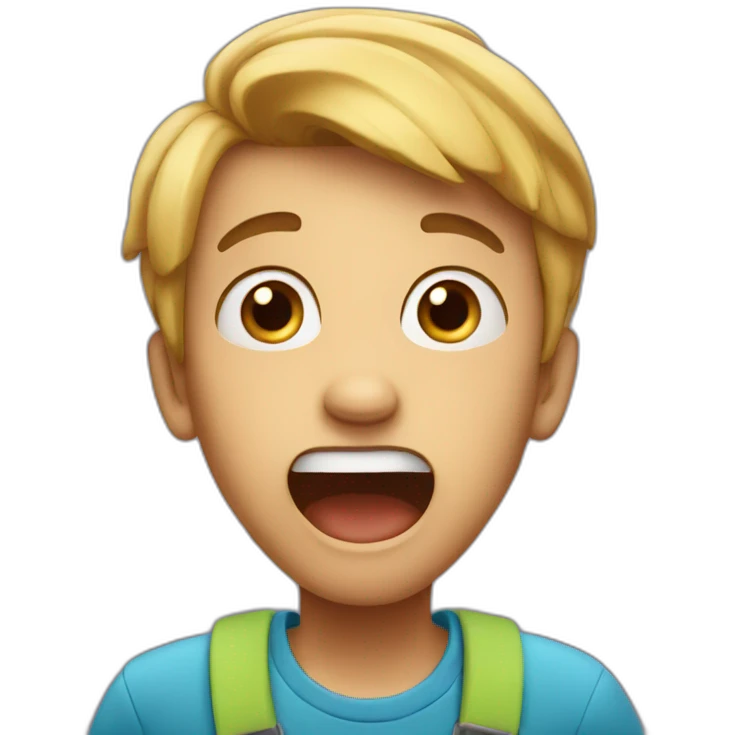 surprised boy emoji