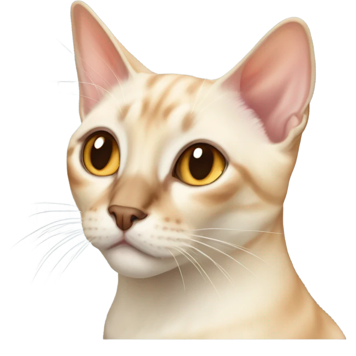 Flame point siamese cat emoji