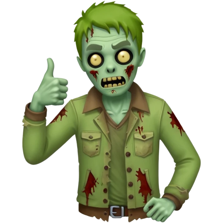 zombie thumbs up emoji