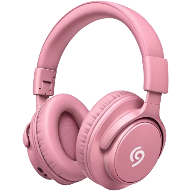 pink noise cancelling headphones emoji