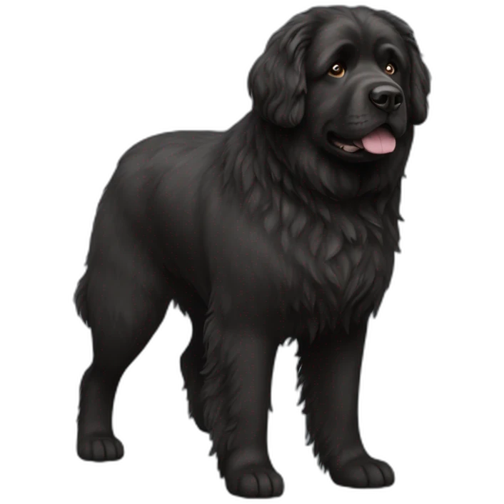 Newfoundland Dog Full Body emoji