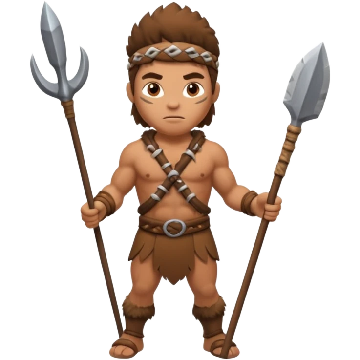 stone age hunter emoji