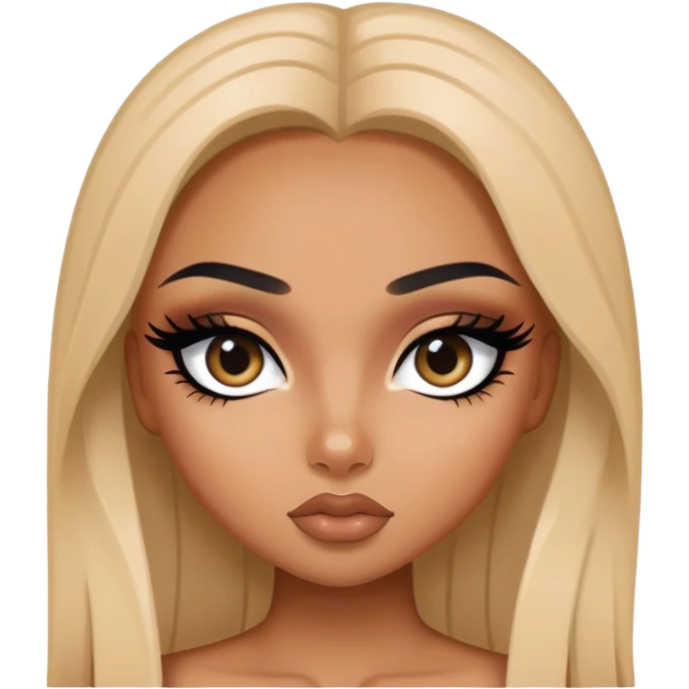 italian, pretty eyes, black eyeliner, pretty bratz baddie emoji