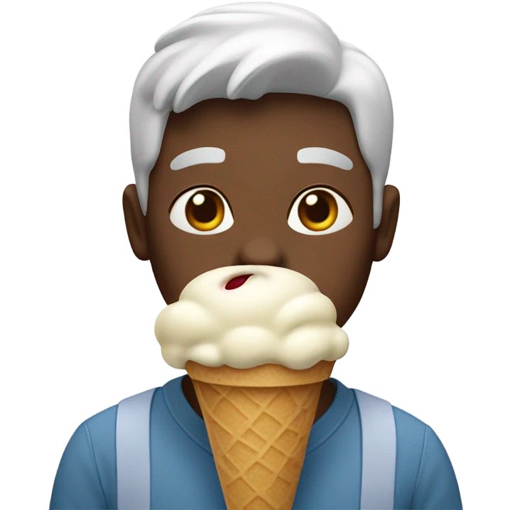 Putim with icecream emoji