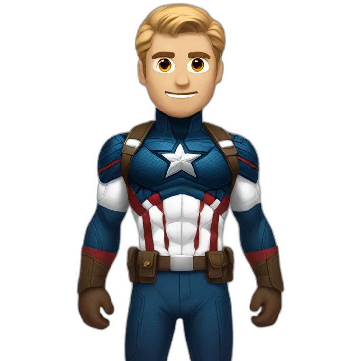 capitan america fullbody emoji