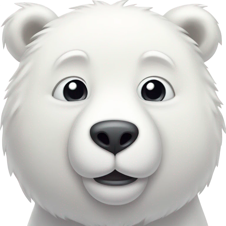 Ice bear in we bare bear emoji