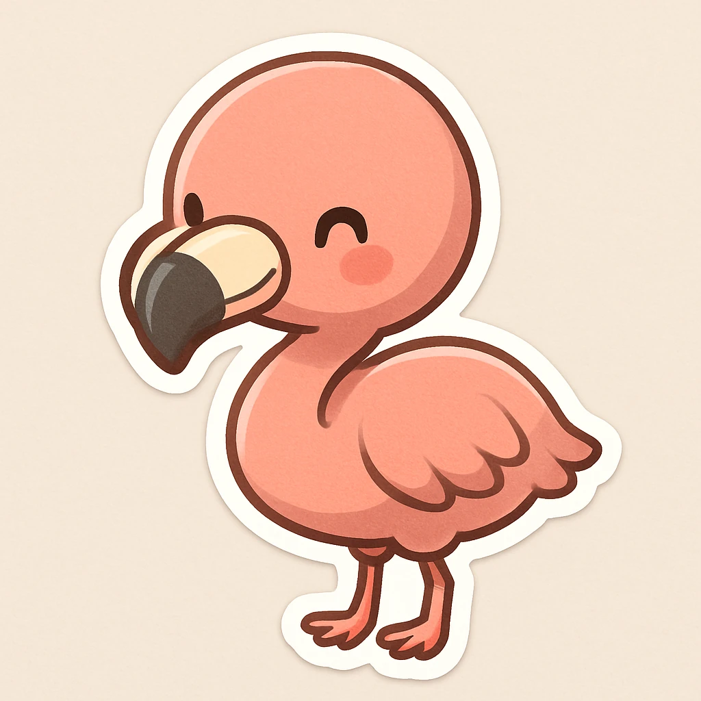 flamingo emoji