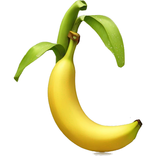 Wet banana emoji