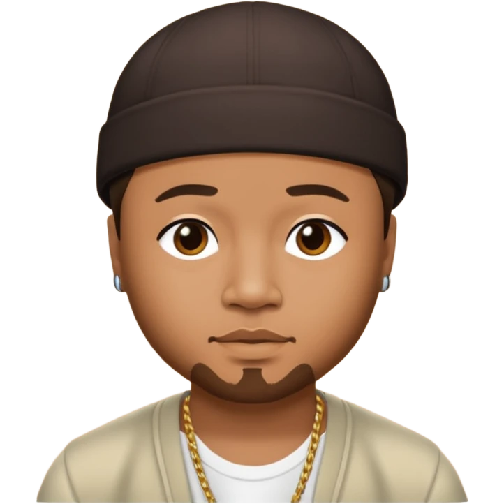 J-Boog of B2K, male singer with dark brown hair emoji