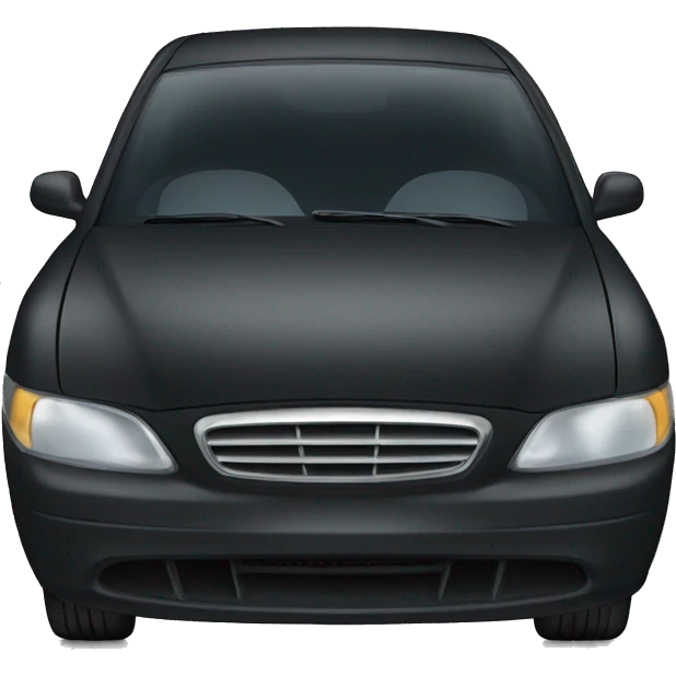 Blac car emoji