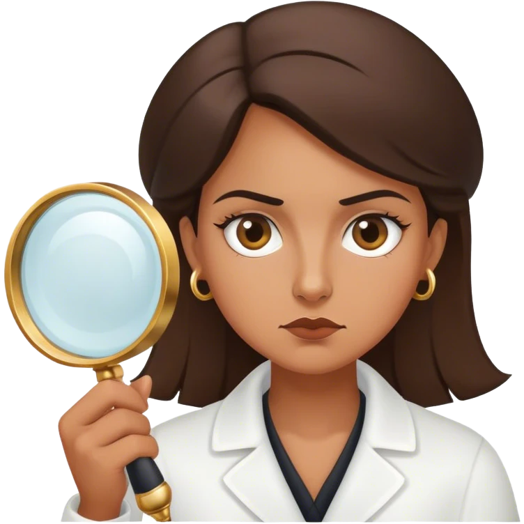 Parisian bathroom designer with a magnifying glass emoji