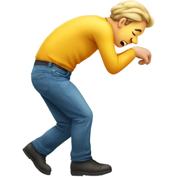 Person farting emoji