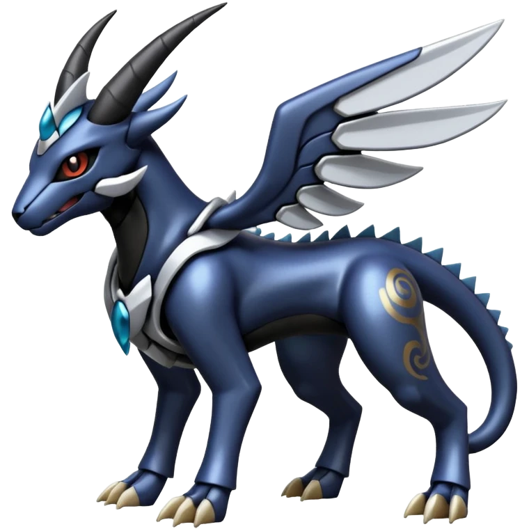 Houndoom-Dialga-Genesect-Pokémon-Fakémon-hybrid-creature emoji