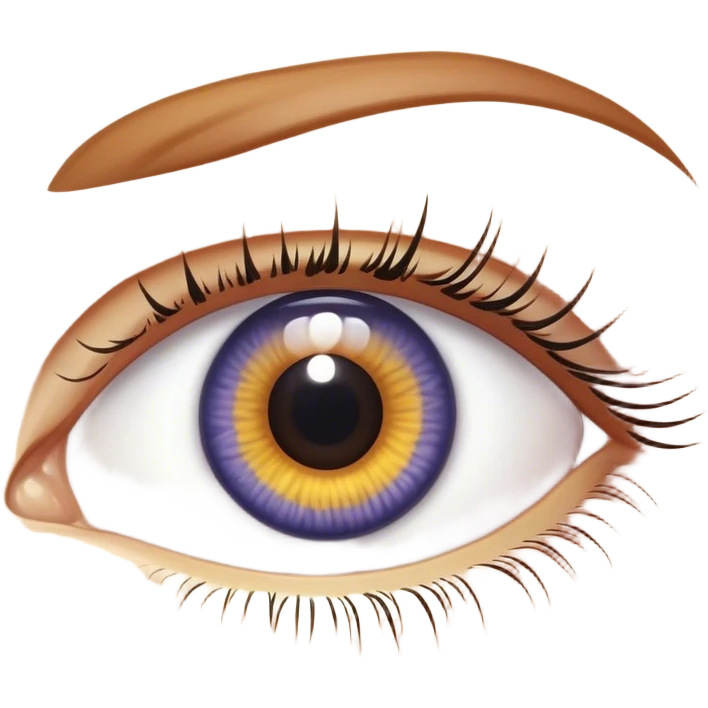 A human iris emoji