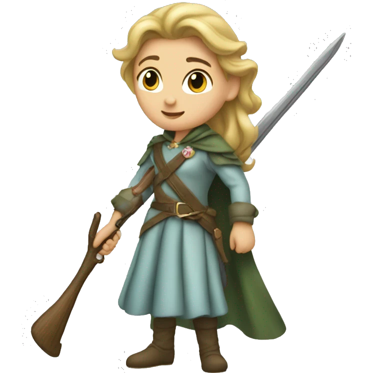 Princess hunting emoji