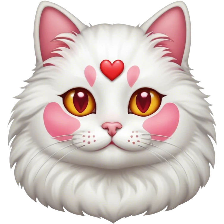 Cat with heart eyes  emoji
