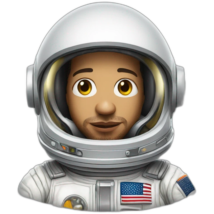 JoeyStarr en astronaute emoji