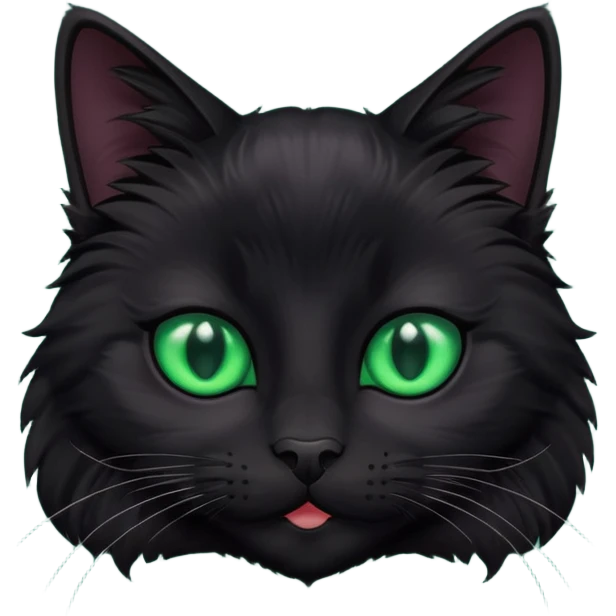 Чорний кіт emoji