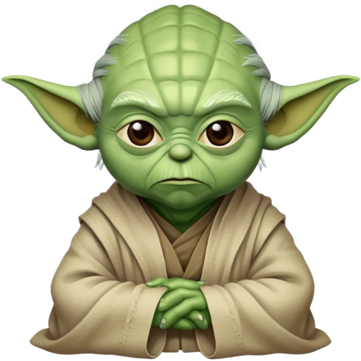 Yoda cringe  emoji