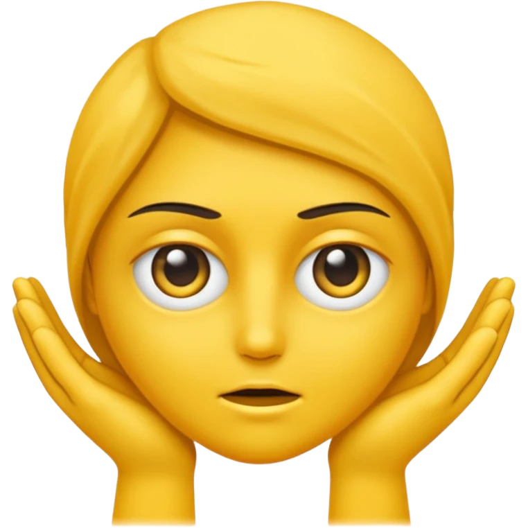 Visage jaune qui se frotte les mains avec un regard vicieux emoji