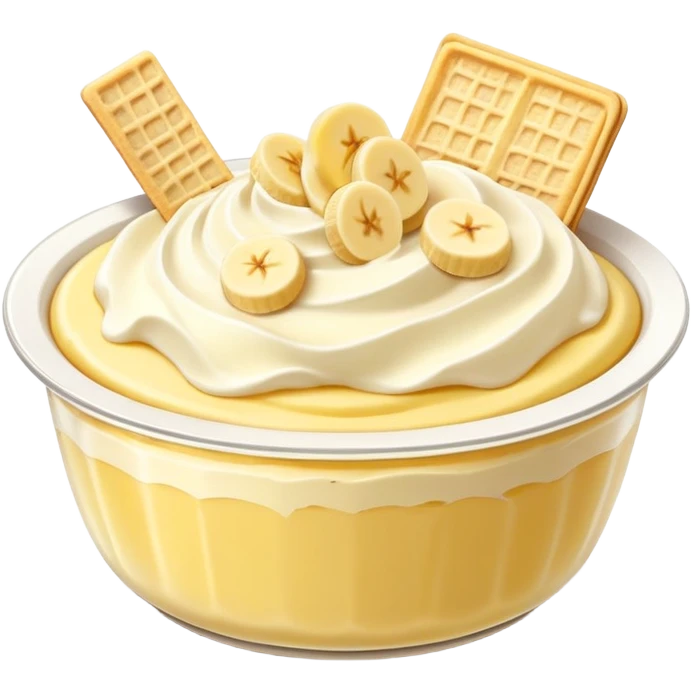 banana pudding in a bowl emoji