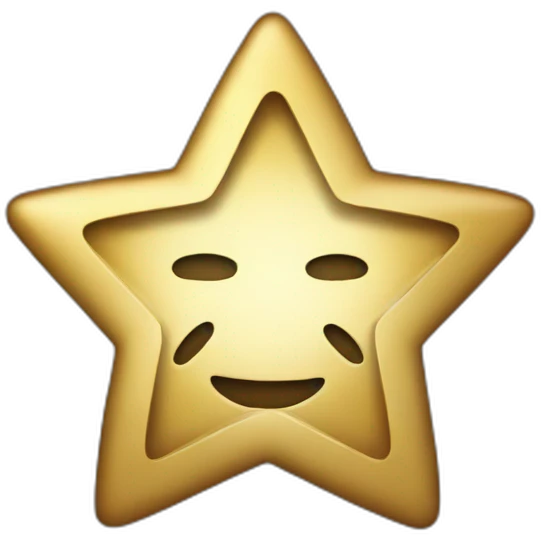 Star in Round coin emoji