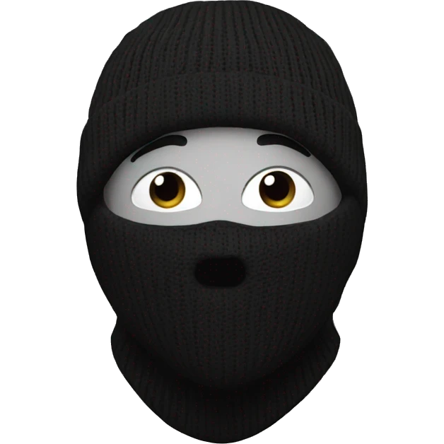 ski mask emoji