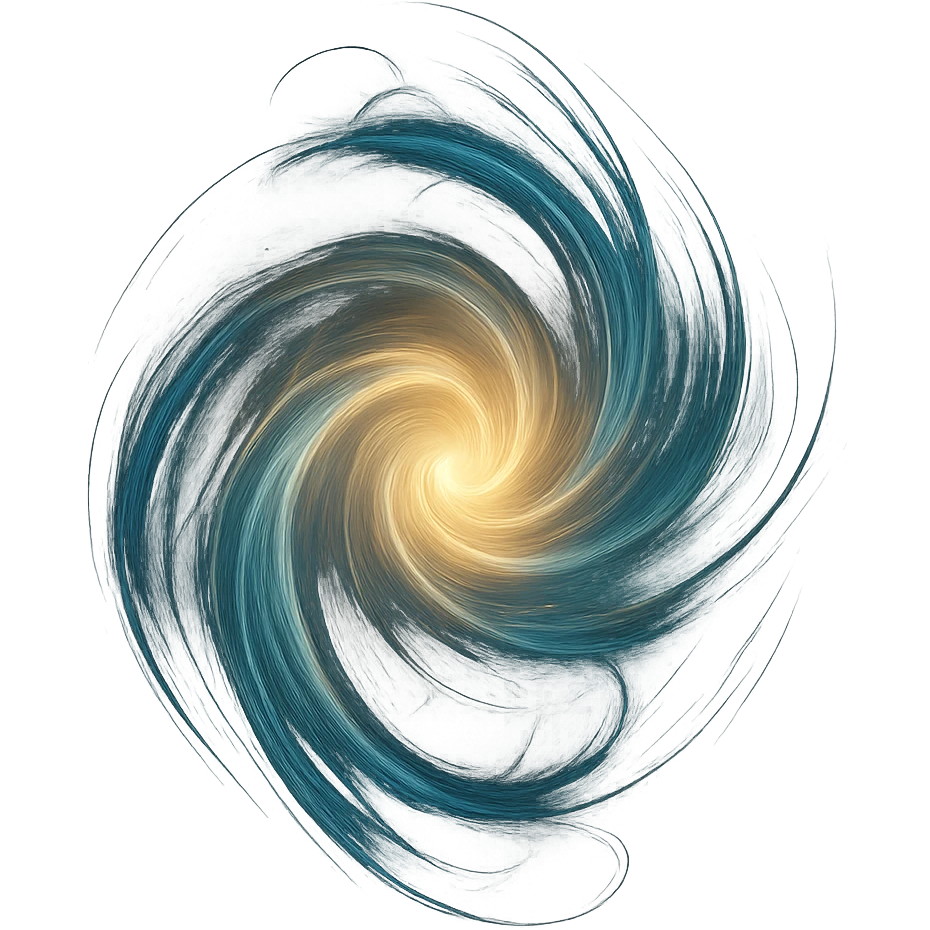 an abstract swirl of light and energy, evoking the essence of a soul, abstract swirl, light, energy, essence of a soul emoji