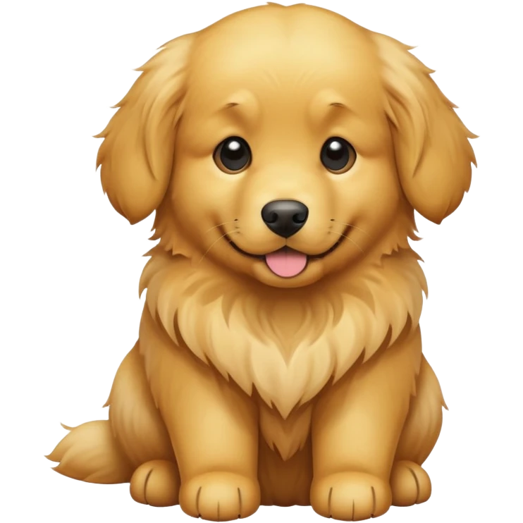 Golden retriever emoji