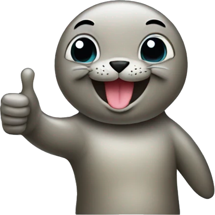 seal with thumbs up emoji