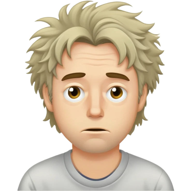 Mike Kennedy-Gill at work hungover emoji