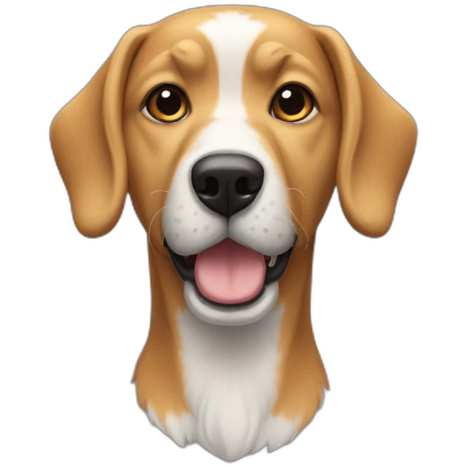 Chien éclaier emoji