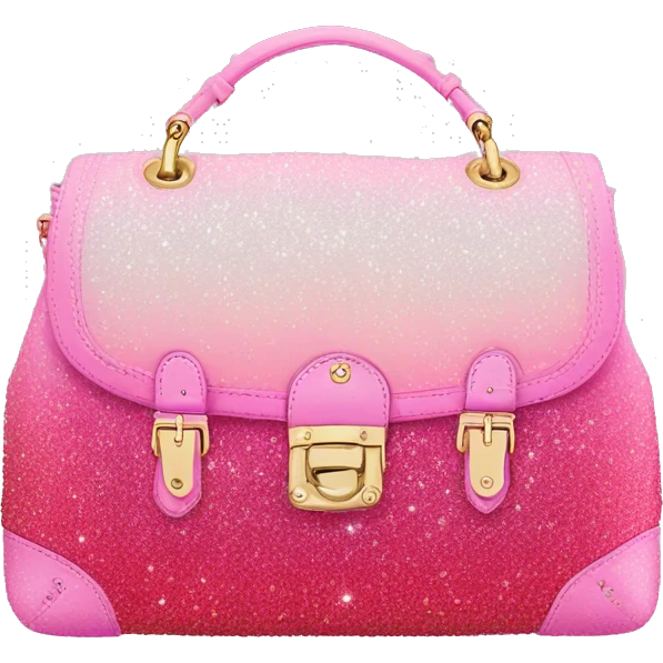 Pink ombre Juicy Couture Bag with glitter  emoji