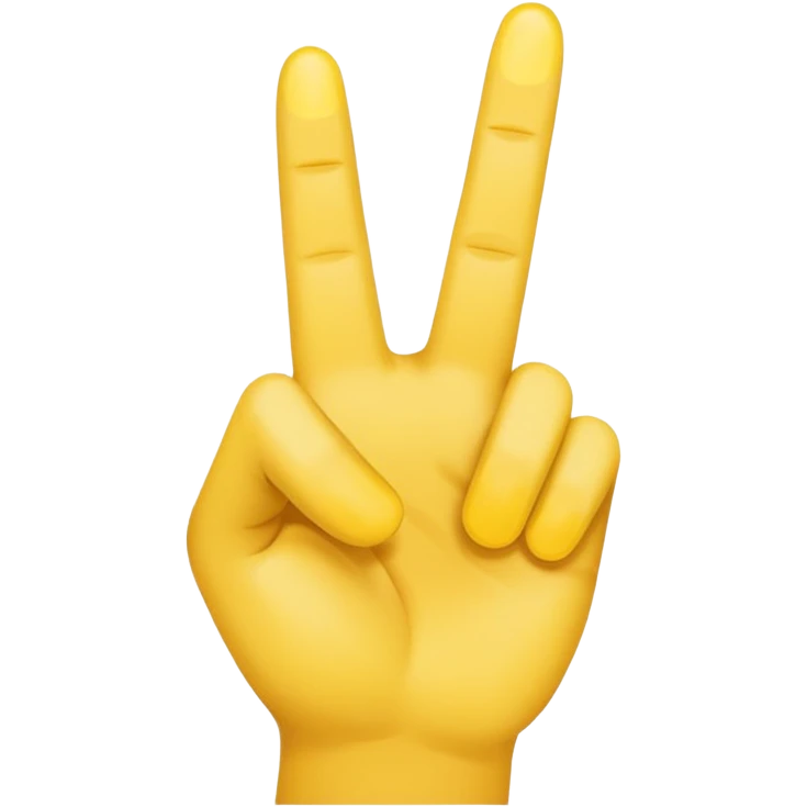 hand but only the index finger pointing up, other fingers closed yellow emoji style  emoji