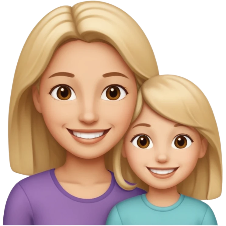Mamá e hija  emoji