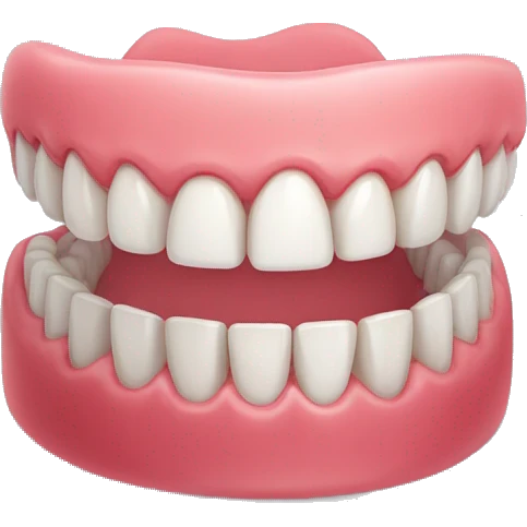 dentures in glass emoji