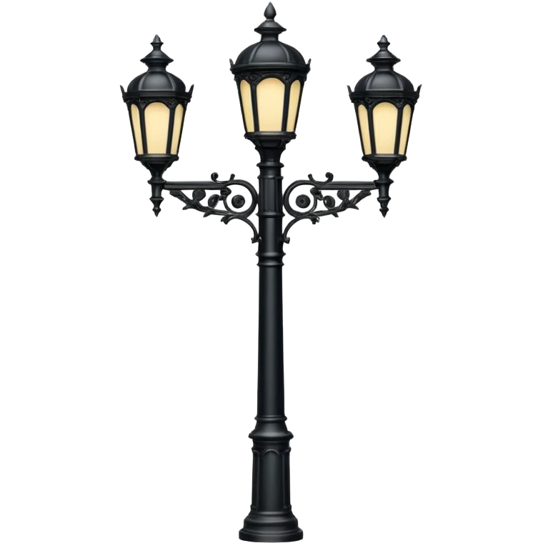 Classic street lamp post emoji