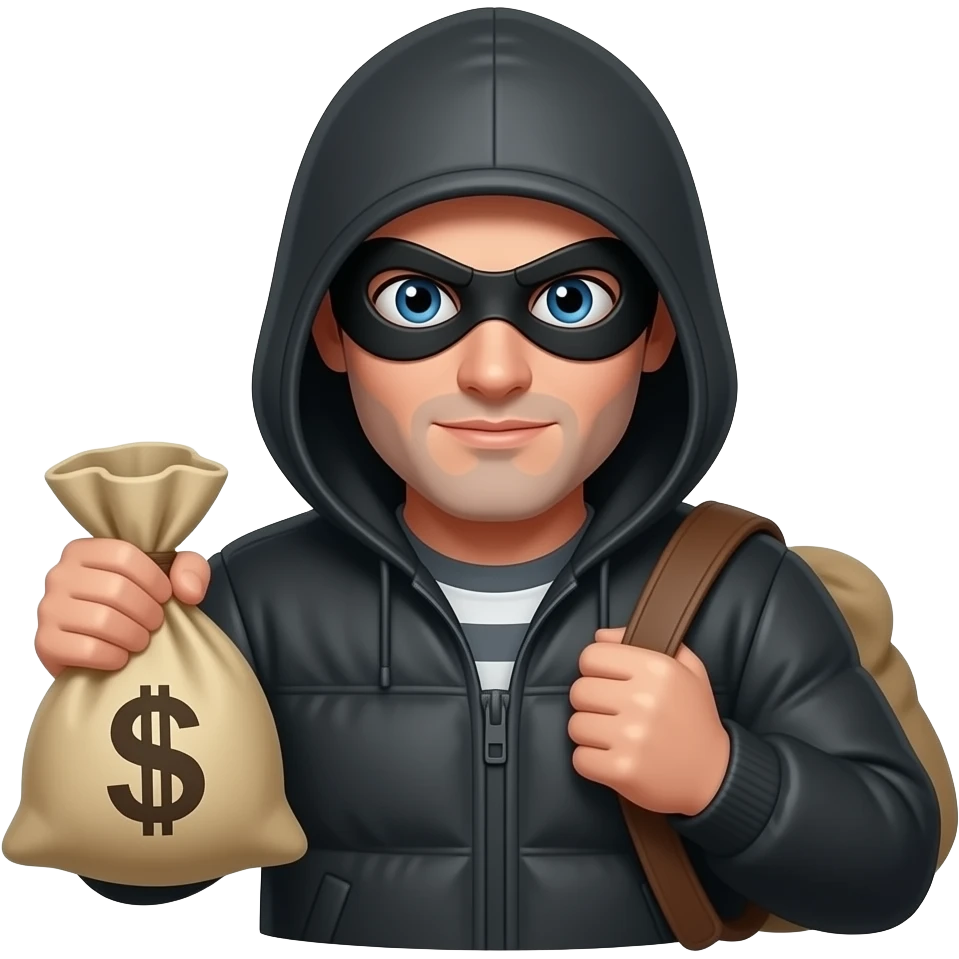 🙎💰 ladrón emoji