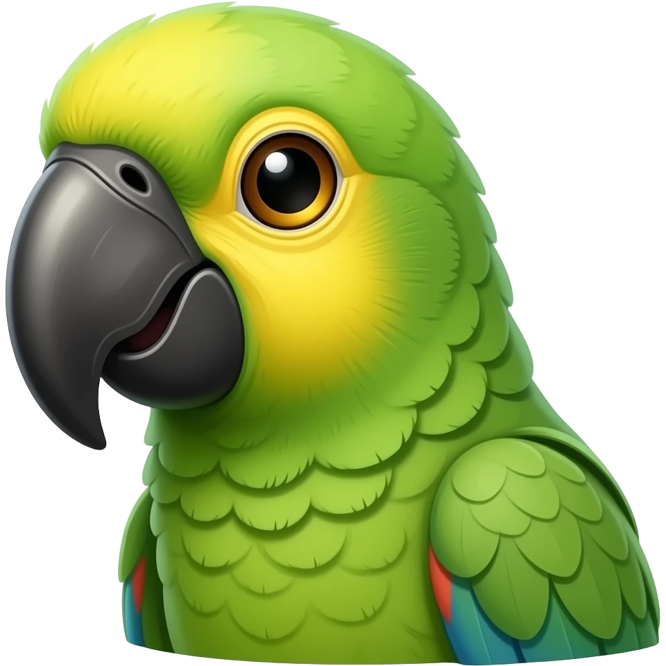 biologist with green parrot emoji