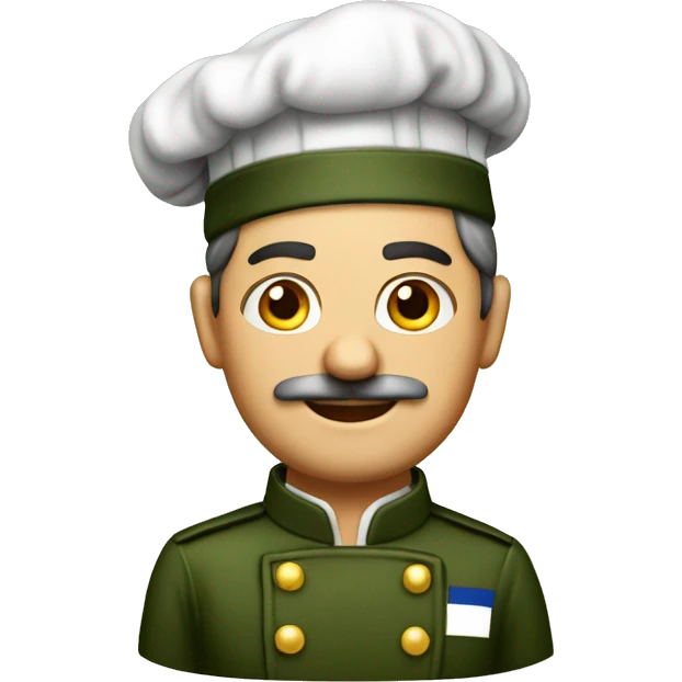 Italian chef militar emoji