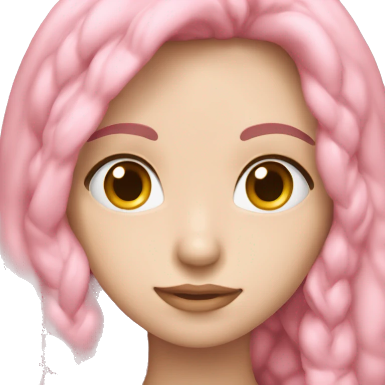 Розовый  emoji