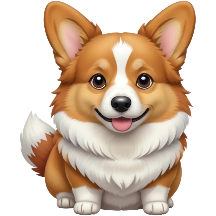 Tri colored corgi emoji